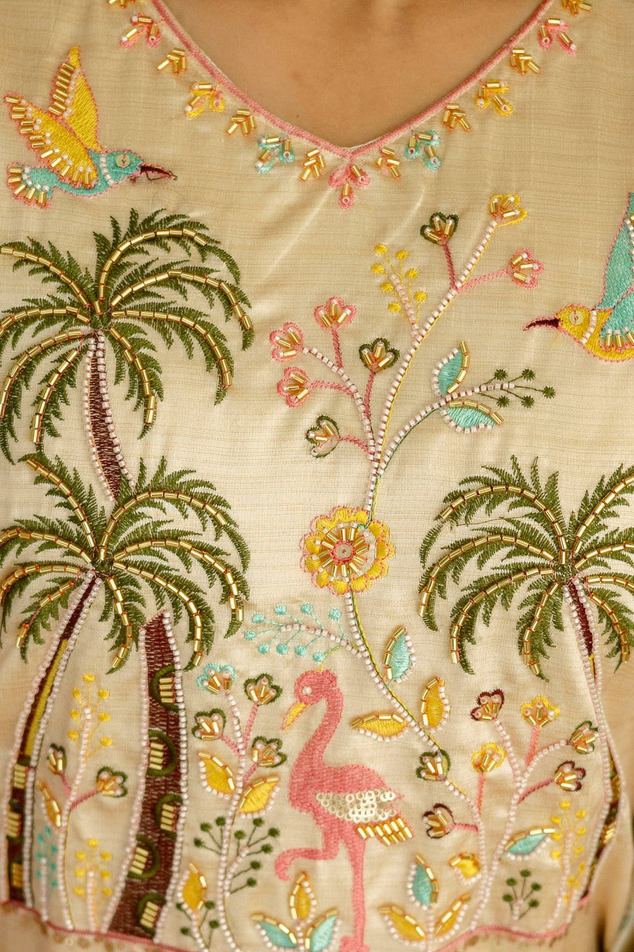 Ivory Paradise Kurti Set