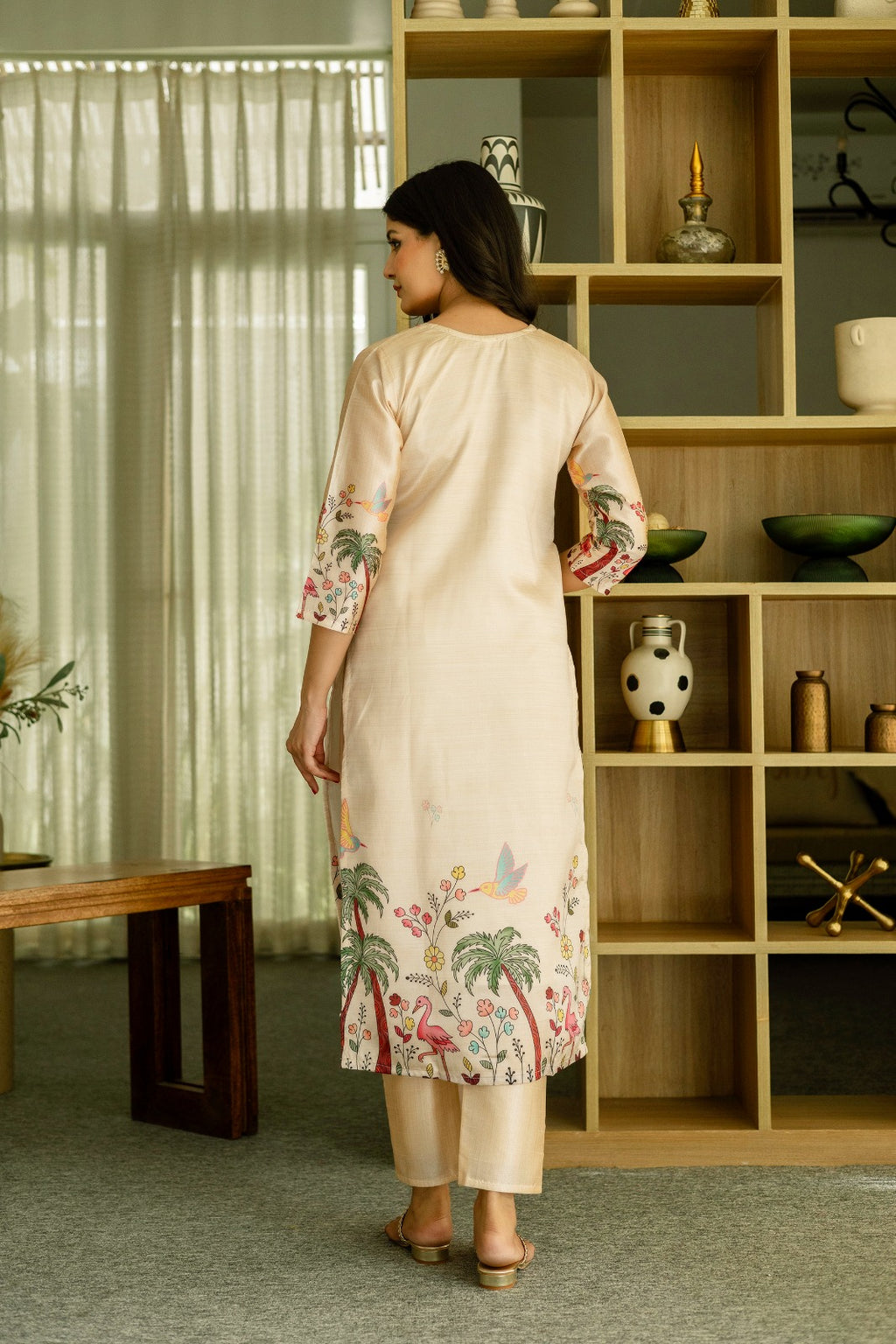Ivory Paradise Kurti Set
