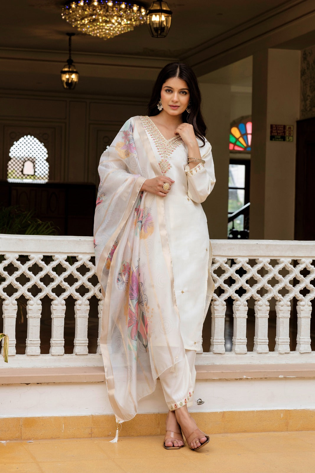 Regal Florenza Embroidered Suit Set