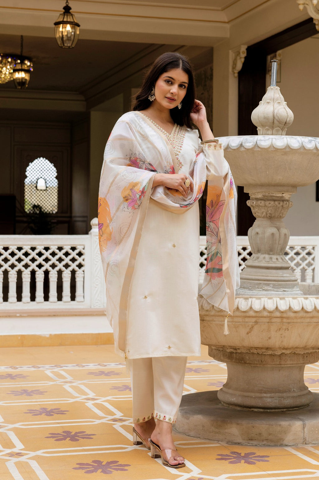 Regal Florenza Embroidered Suit Set