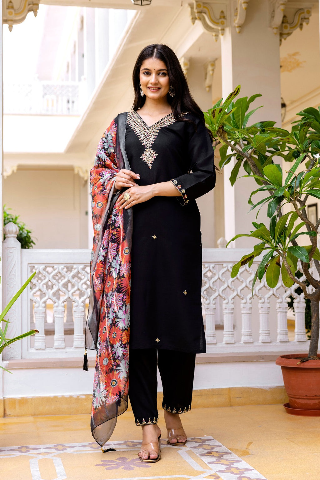 Regal Florenza Embroidered Suit Set
