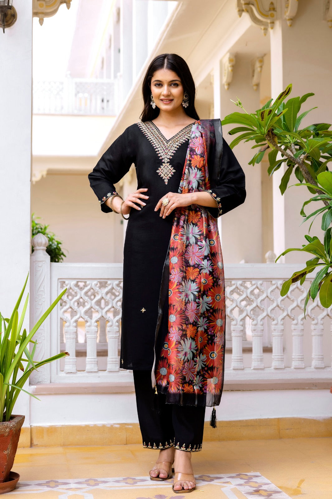 Regal Florenza Embroidered Suit Set
