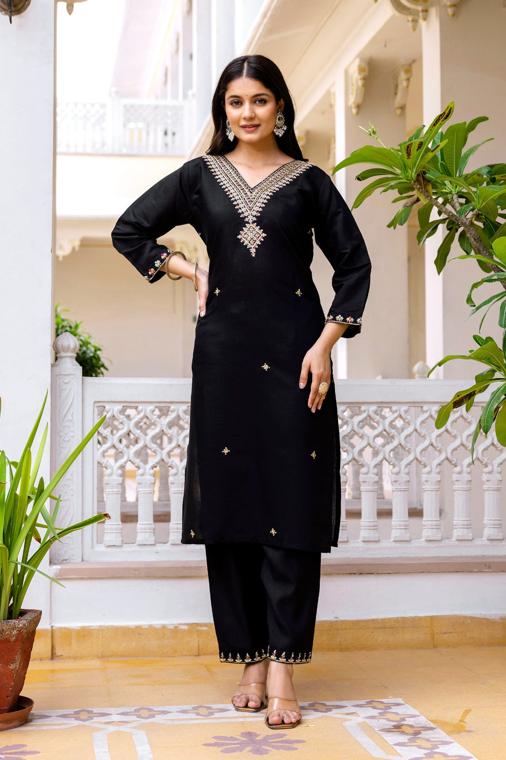 Regal Florenza Embroidered Suit Set