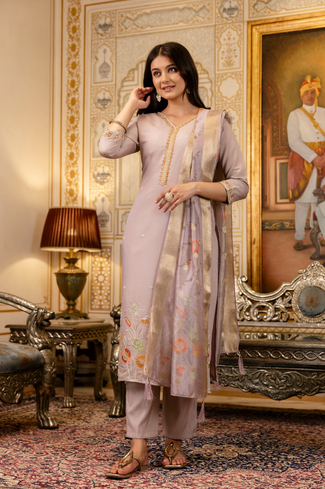 Royal Grace Viscose Suit Set