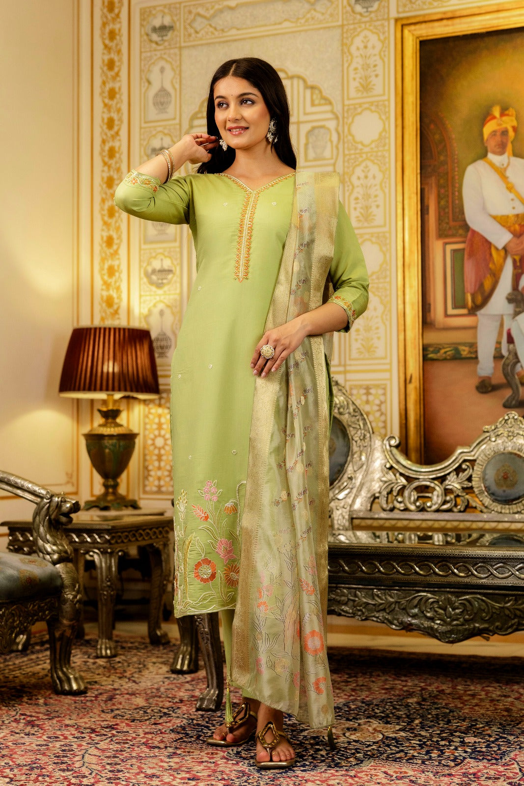 Royal Grace Viscose Suit Set